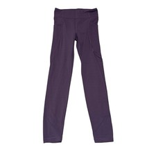 Athleta Girl High Rise Stash Your Treasures Legging Purple Size Medium 21 x 23