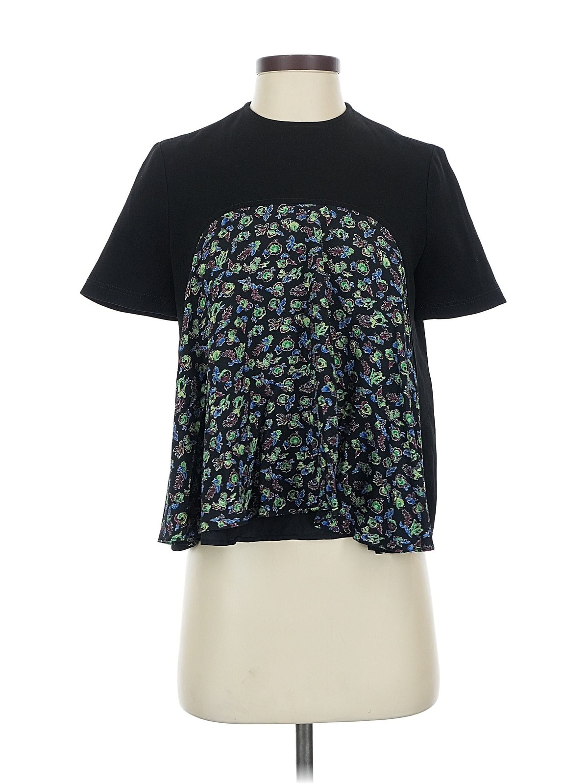 Balenciaga Women Black Short Sleeve Top 36 french