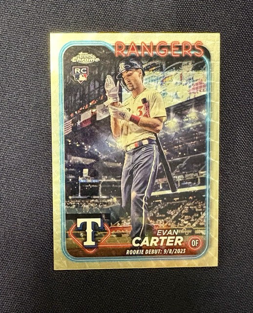 2024 Topps Chrome Update Superfractor 1/1 - Rookie Debut Evan Carter #USC199 RC