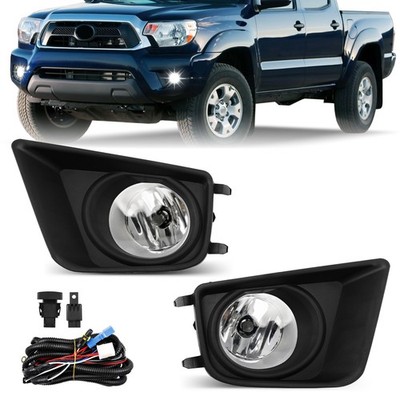 Misakomo Fog Lights - Front Toyota Tacoma 2012-15 Halogen Lamp, black 