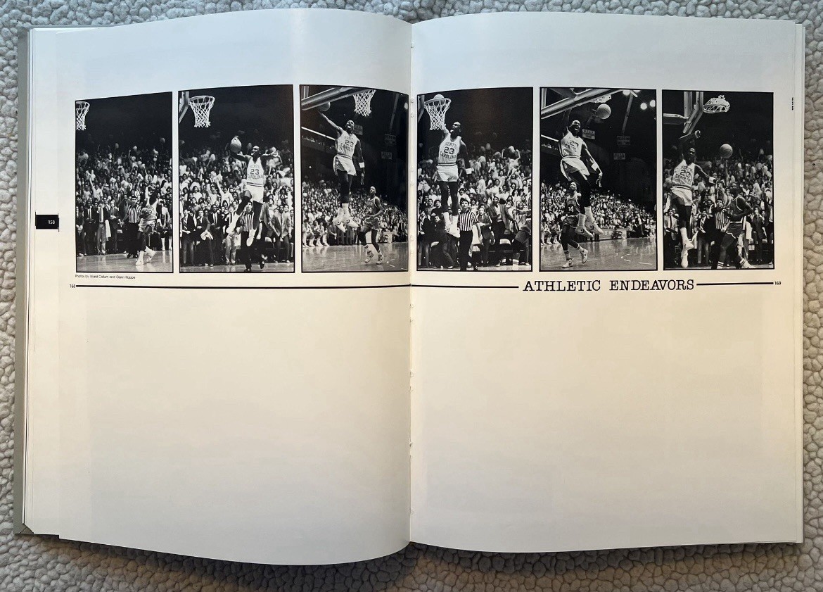 Vintage 1984 UNC chapel Hill MICHAEL JORDAN Jostens Yearbook& Photo Compilation