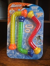 BANZAI Rainbow Dive Sticks - Each pack includes 3 dive sticks 