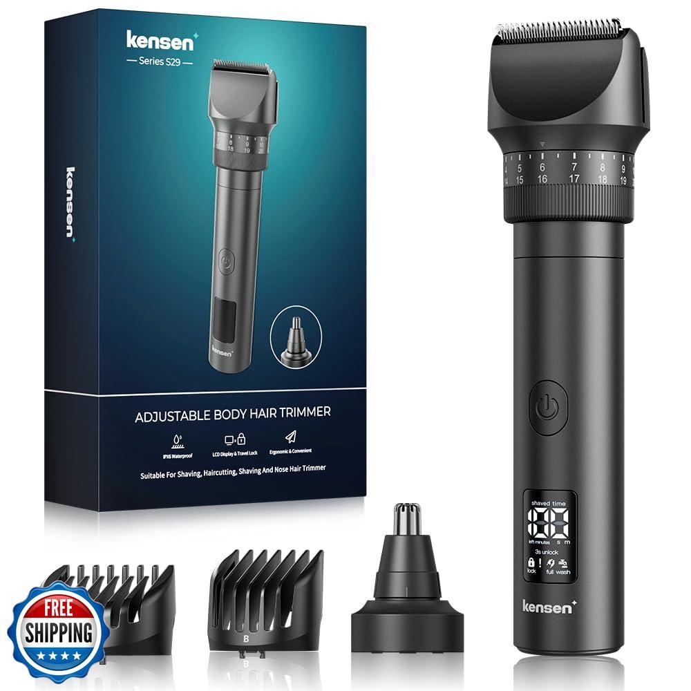 Professional Beard & Body Hair Trimmer for Men with 42 Adjustable Settings