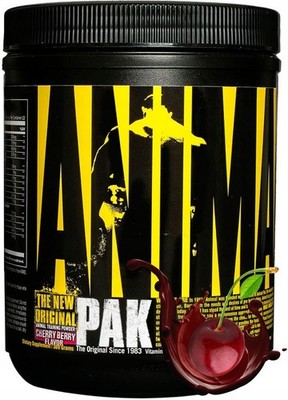 UNIVERSAL NUTRITION, ANIMAL PAK Fitness Cherry Bomb Pulver 312g SUPER PREIS