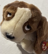 Brand NEW Ty Large Plush Beanie Buddy - Tracker Basset Hound Dog Puppy MWMT Gift