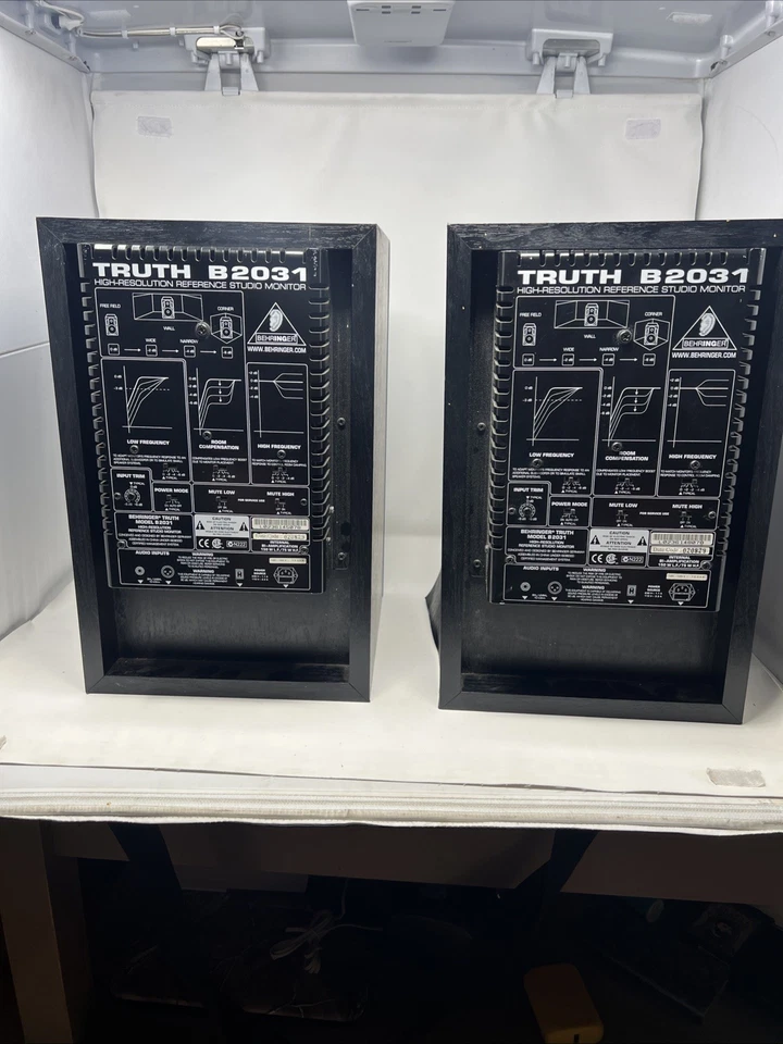 2 Behringer Truth B2031 Active 2-Way Reference Studio Monitor Speaker. Tested!! - Image 2 of 4
