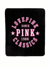 NIP VICTORIA'S SECRET PINK SHERPA BLANKET 50 X 60