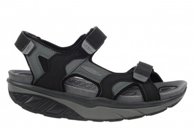 MBT Men's Saka 6S Sport Sandal (Black Charcoal Grey)