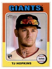 2024 Topps Heritage TJ Hopkins RC San Francisco Giants #628