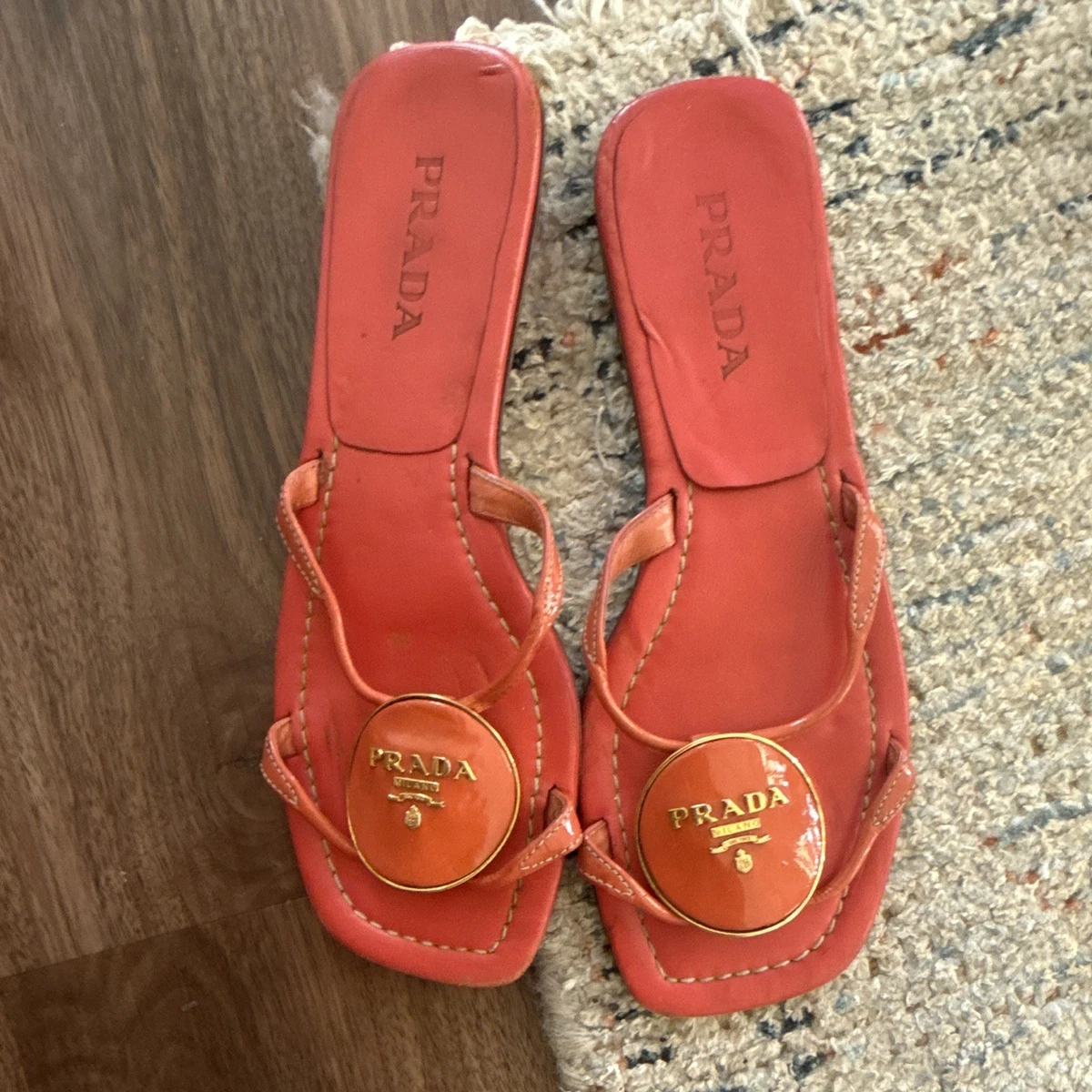 PRADA Orange Sandals for Women for sale | eBay