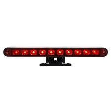 United Pacific 33011 Third Brake Light   Black, Red Led/Lens, 10 Le Ds, Black