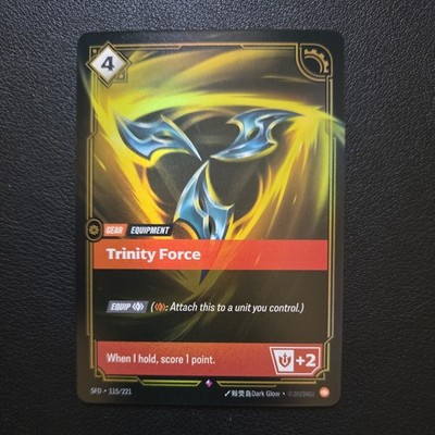 Riftbound Trinity Force Rare SFD 115/221 Gear NM