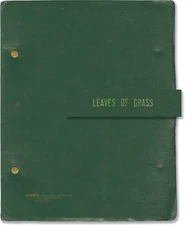 Walt Whitman LEAVES OF GRASS Original script for the 1971 musical play #147547