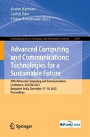 Advanced Computing And Communications: Technologies For A Sustainable Future Asw