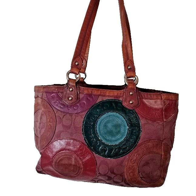 Coach Patchwork Patent Leather Bags & Handbags for Women for sale