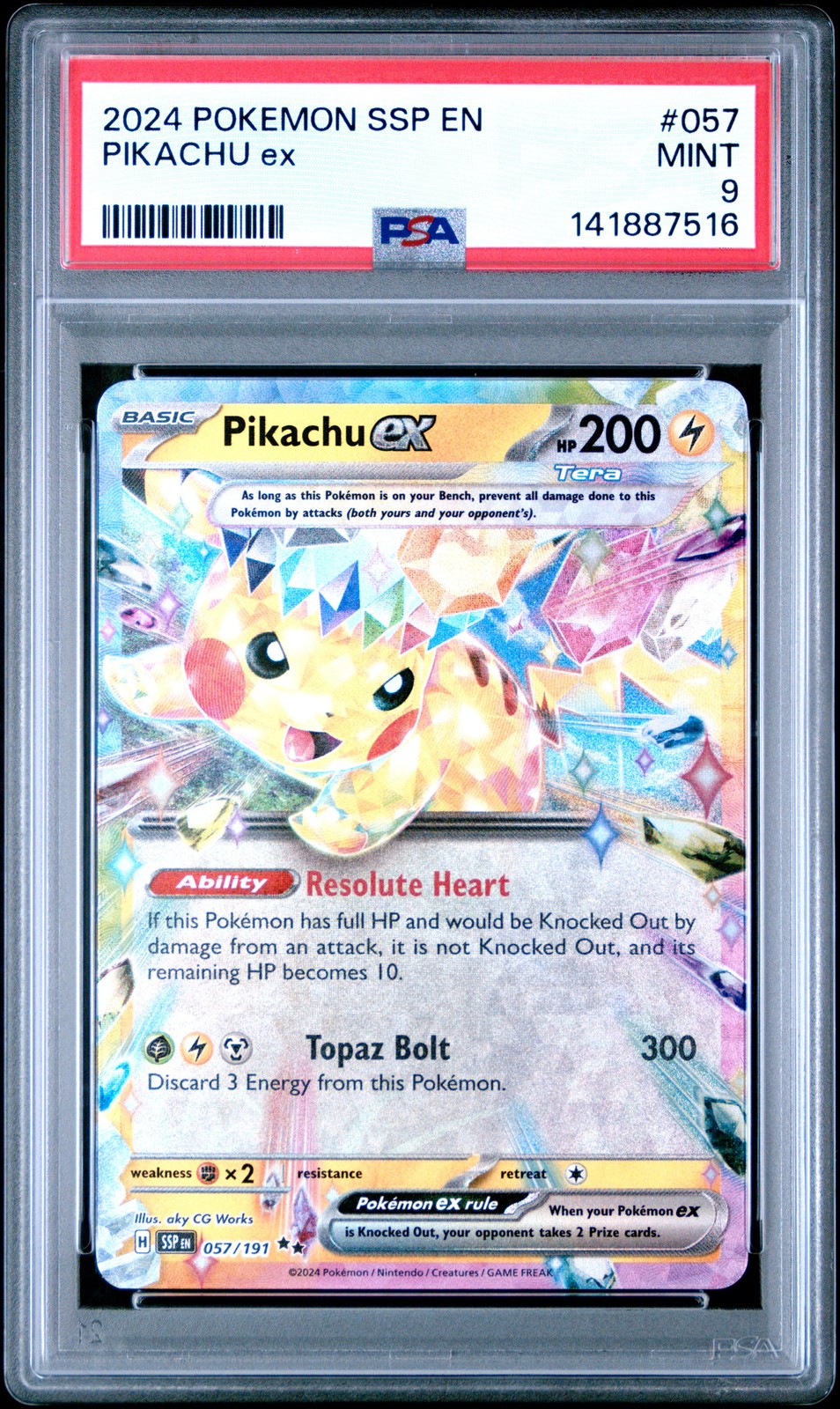 Pikachu ex #57