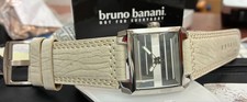 BRUNO BANANI Unisex Uhr Edelstahl weiß PAGONA BR25937 Designer modern