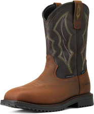 ARIAT mens Rigtek H2o Composite Toe Work BootsFire and Safety Boot