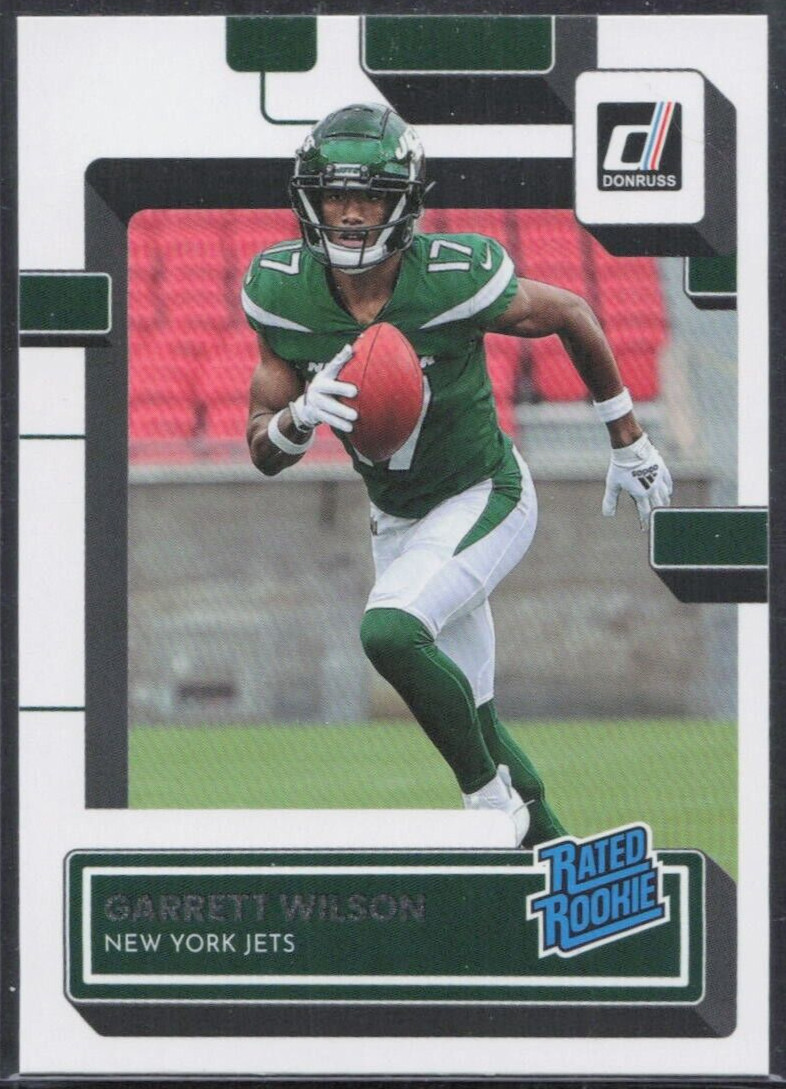 2022 Donruss Rated Rookie #306 Garrett Wilson RC - New York Jets - MINT