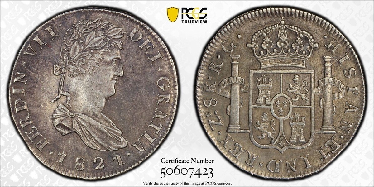 Mexico - 1821 zs-RG Ferdinand VII 