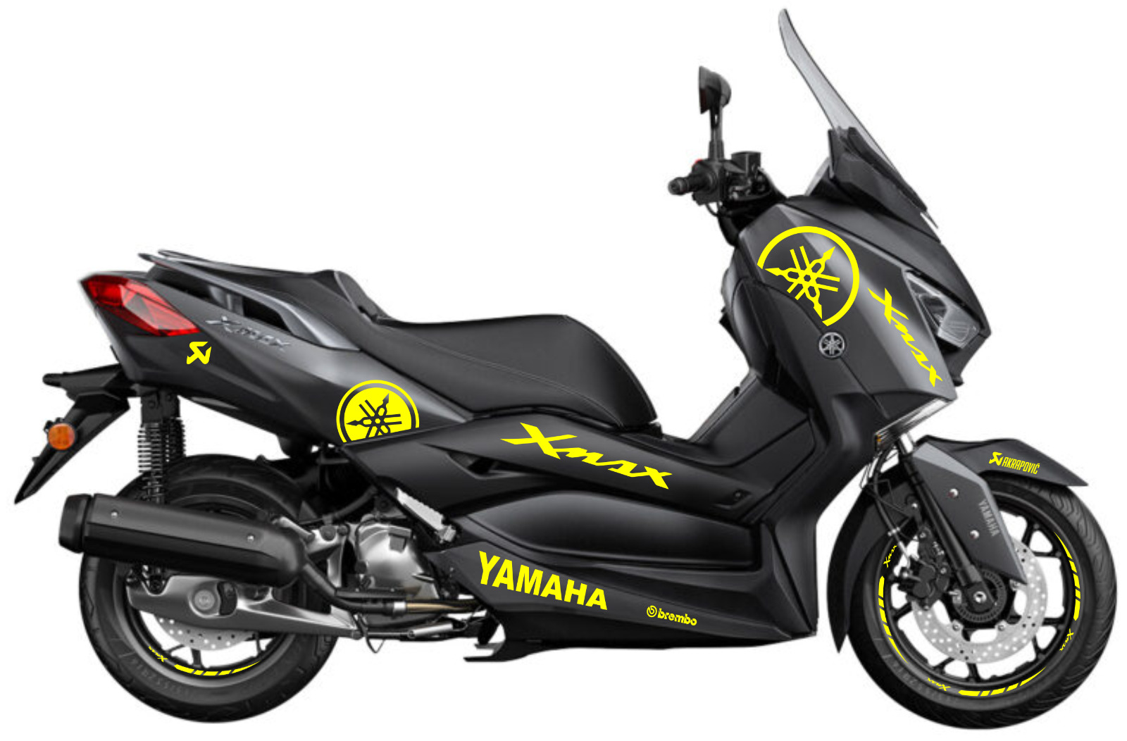 Kit Pegatinas Stiker Vinilo X-MAX xmax Pack 53 uni. Super scooteR Sport...
