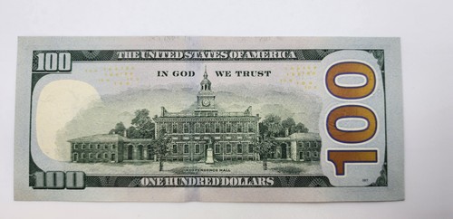 1118 1117 " $100 Fancy Numbers trinary One Hundred Dollar bill - Picture 2 of 3