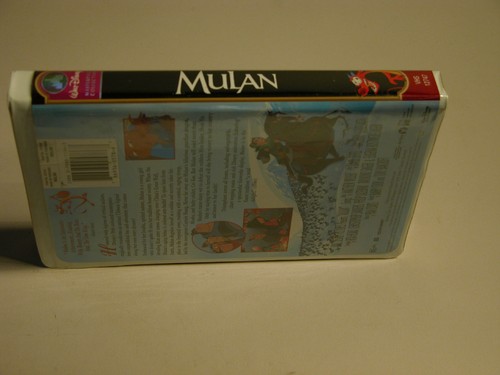 MULAN 1999 CLAMSHELL VHS 12747 HOME USE COPY WALT DISNEY MASTERPIECE COLLECTION - Picture 3 of 4