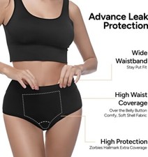 Pantalones para incontinencia, calzoncillos para incontinencia lavables y reutilizables (S - 5XL)