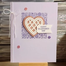Stampin Up * HAPPY VALENTINES DAY * CARD KIT, Makes 4-VERY FUN! BUT SIMPLE CARDS