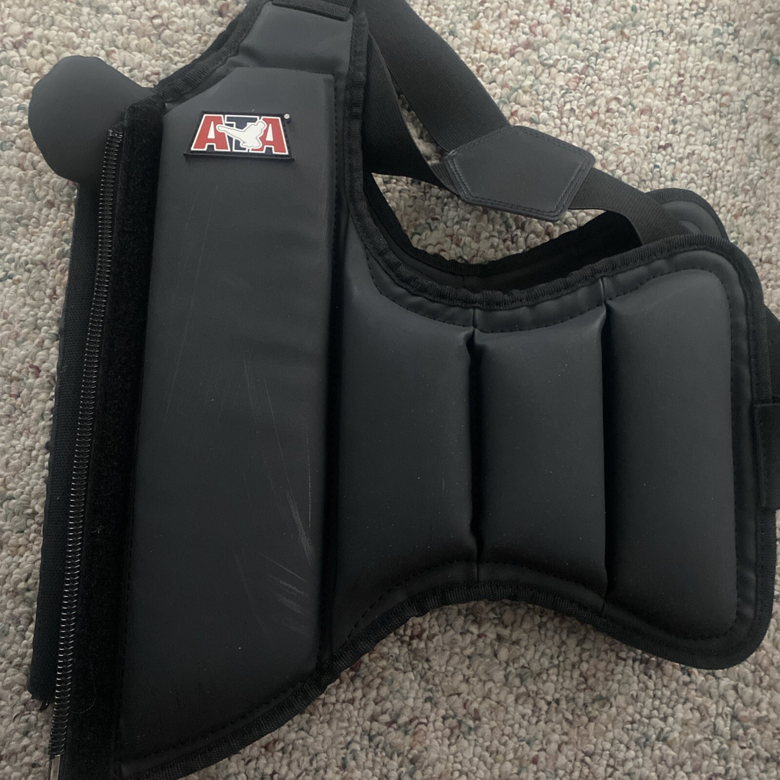 ATA Karate Taekwondo Chest Guard Protector Vest Sparring Gear Child Size L