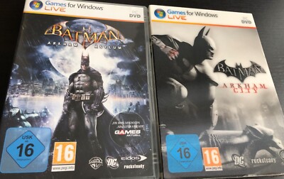 Batman: Arkham Asylum Figur City PC Games aus Sammlung DC DVD Warner Bros Spiel