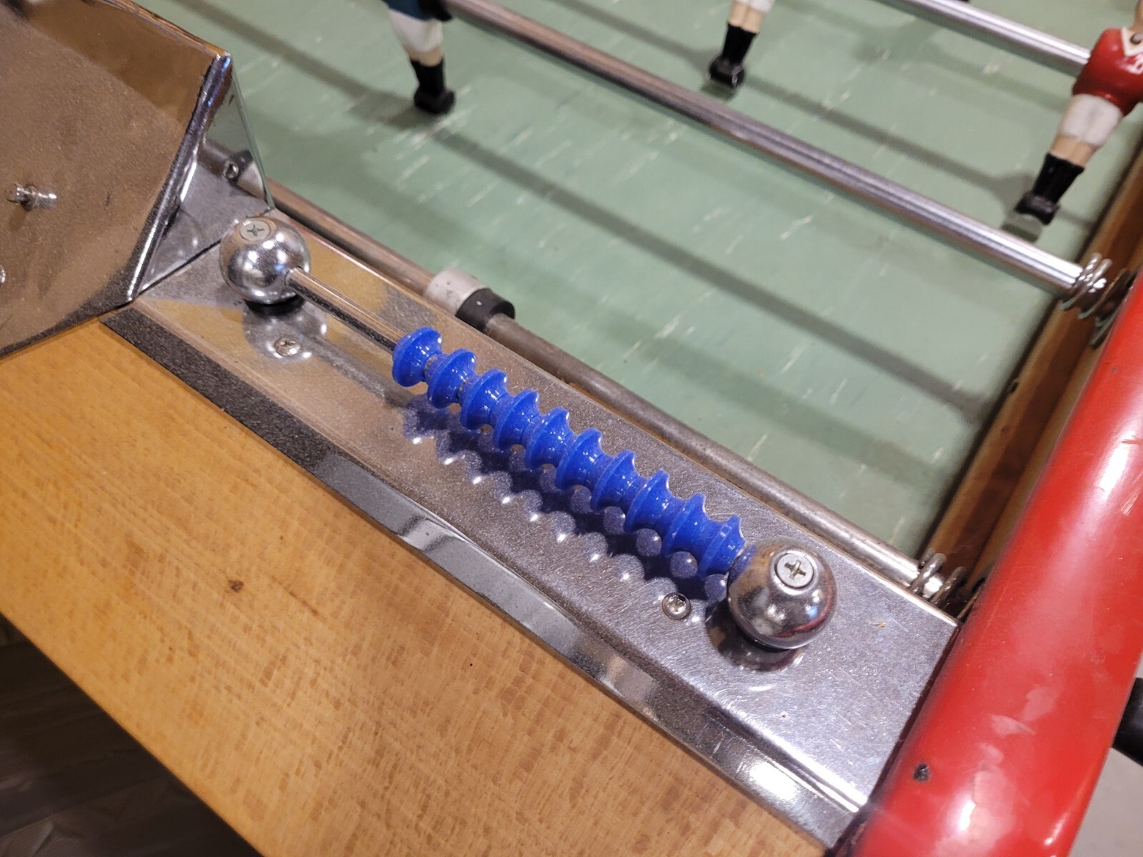 Mid 70s Arcade Rene Pierre Foosball Table Coin Op Restored NOS Parts