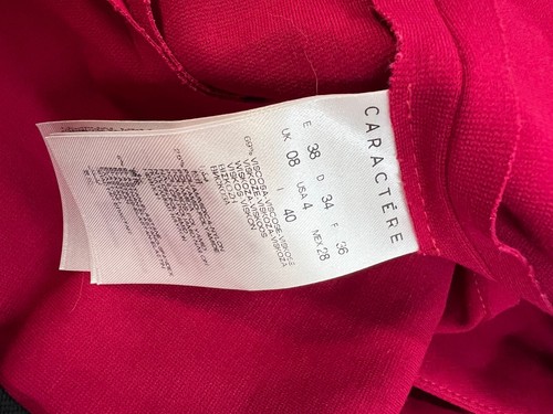 Caractère Blazer Viscose Blend Flamingo Pink Size UK 8 T2185 LT217 - Picture 8 of 8