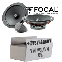 Focal Lautsprecher FüR VW Polo 6R Front Heck Boxen KFZ Einbauset Vorne Hinten
