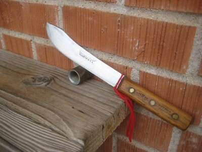 1940s Vintage 7'' Blade ** DUNLAP *** Small Swedish Carbon Butcher Knife USA