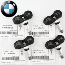 4Pcs Genuine OEM Tire Pressure Sensor TPMS For BMW E82E90E60 E66 E70 X3 X5 X6 Z4