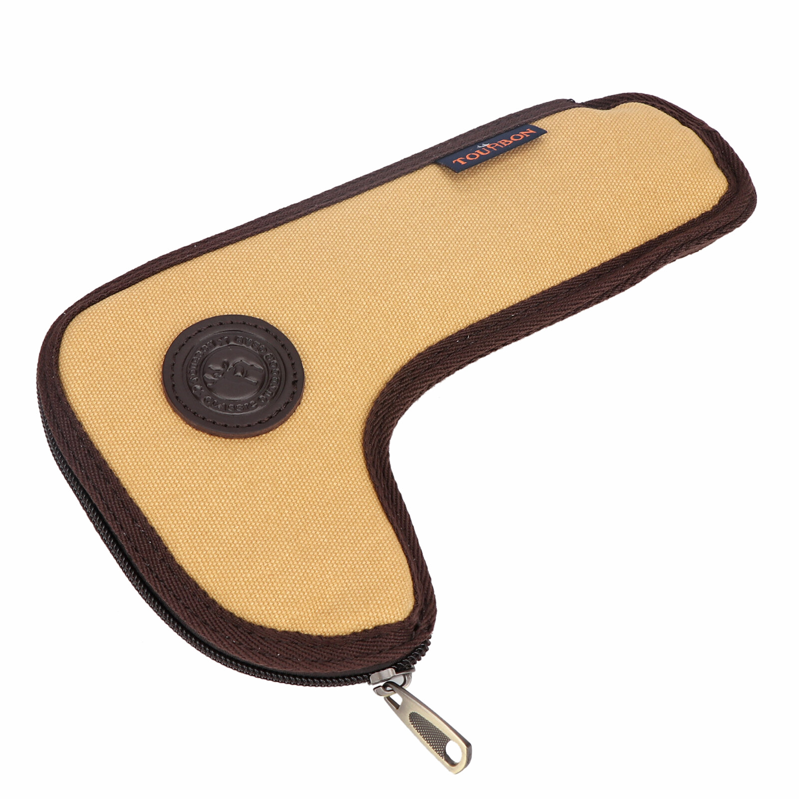 Tourbon Rifle Bolt Bag Holder Gun Bolt Storage Carry Belt Zipper Pouch