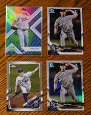 Kris Bubic -2018 Elite Extra Tie-Dye #/25 +2018 Draft Refractor 1st +Chrome RC