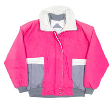 Sergio Valentes Womens Insulated Ski Coat Pink Colourblock M