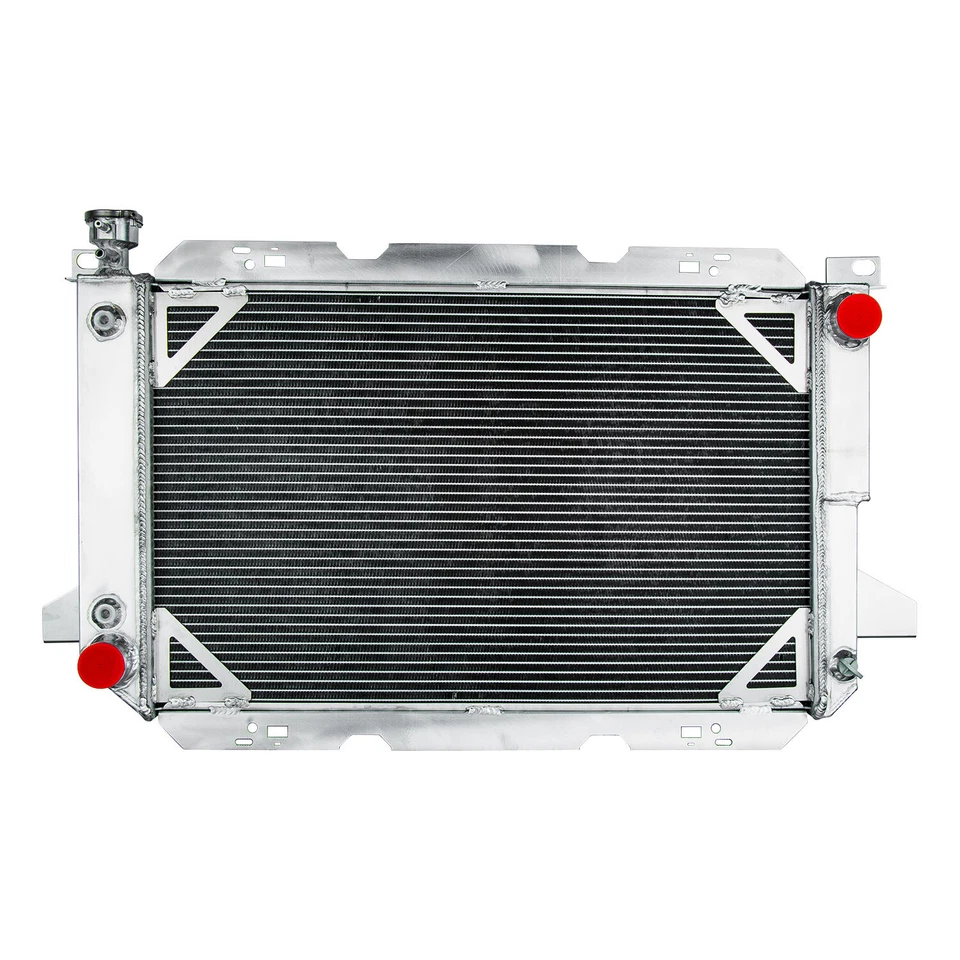 4 Row Radiator For 1985-1997 1989 FORD BRONCO F150 F250 F350 5.0L 5.8L 7.5L AT — 第 3/4 张图片