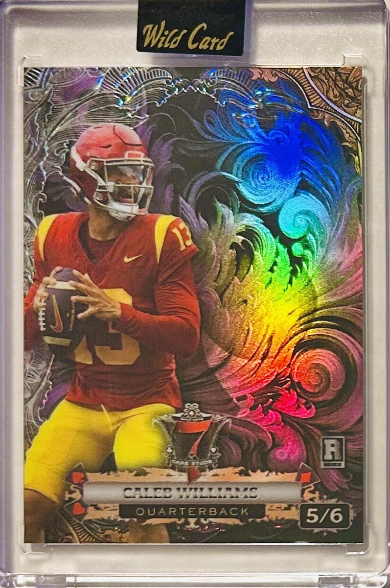 2024 Wild Card 7 Card Stud Caleb Williams Rookie RC 5/6 Spade
