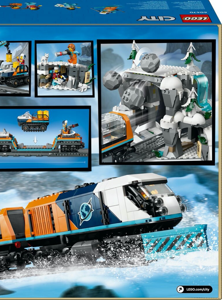City Arctic Train Lego Piece Lego 60470 City Explorers Arctic Polar Express  Train Mind Games