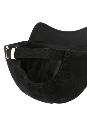 NUEVO CON ETIQUETAS GORRA DE BÉISBOL VERSACE JEANS COUTURE NEGRA CON APLIQUE 76GAZK32 ZG207 - Imagen 2 de 2