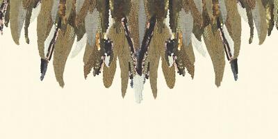 Eijffinger Tapete Museum 307410 Fancy Feather Perlen Wandbild Paneele Vlies 