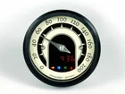 UNIVERSAL MOTORCYCLE ANALOG GAUGE SPEEDOMETER MOTOSCOPE TINY  SPEEDSTER (mst) BL