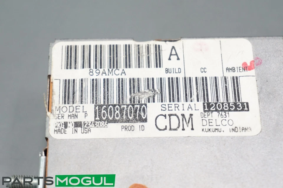 1993 Cadillac Allante Radio Tuner Amplifier 16087070 OEM - Image 3 of 4