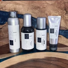 Ecco Shoe Care, Transparent, 4 Piece Kit.