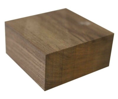 ONE KILN DRIED WALNUT BOWL BLANK LATHE TURNING BLOCK LUMBER WOOD 6'' X 6'' X 3''