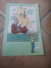 Herge Tintin Chromo Voir et Savoir LA MARINE Origines à 1700  n 32