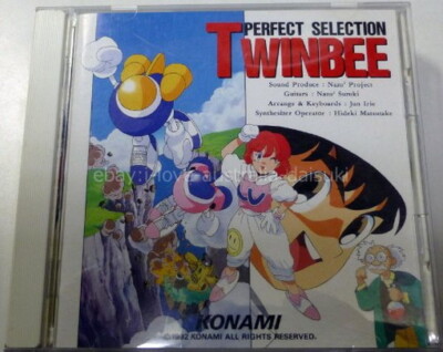 Perfect Selection TwinBee CD Soundtrack Konami Kukeiha Club Game Music